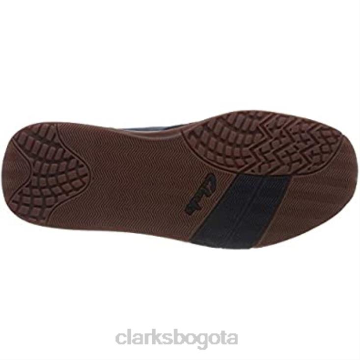 Clarks 0DX8L1760 Zapatilla langton lane azul clarks para hombre hombres azul