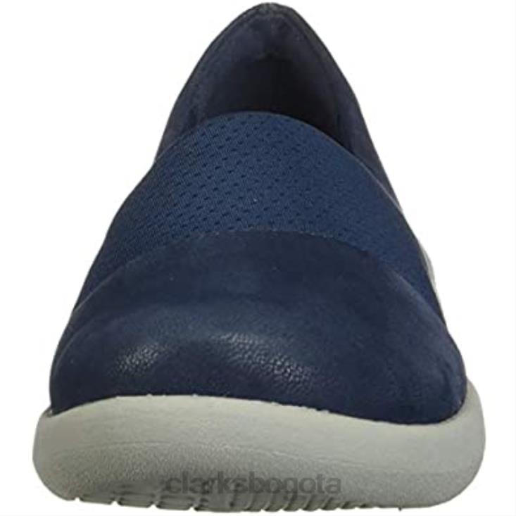 Clarks 0DX8L1765 mocasín sillian 20 moon mujer clarks azul marino sintético mujer