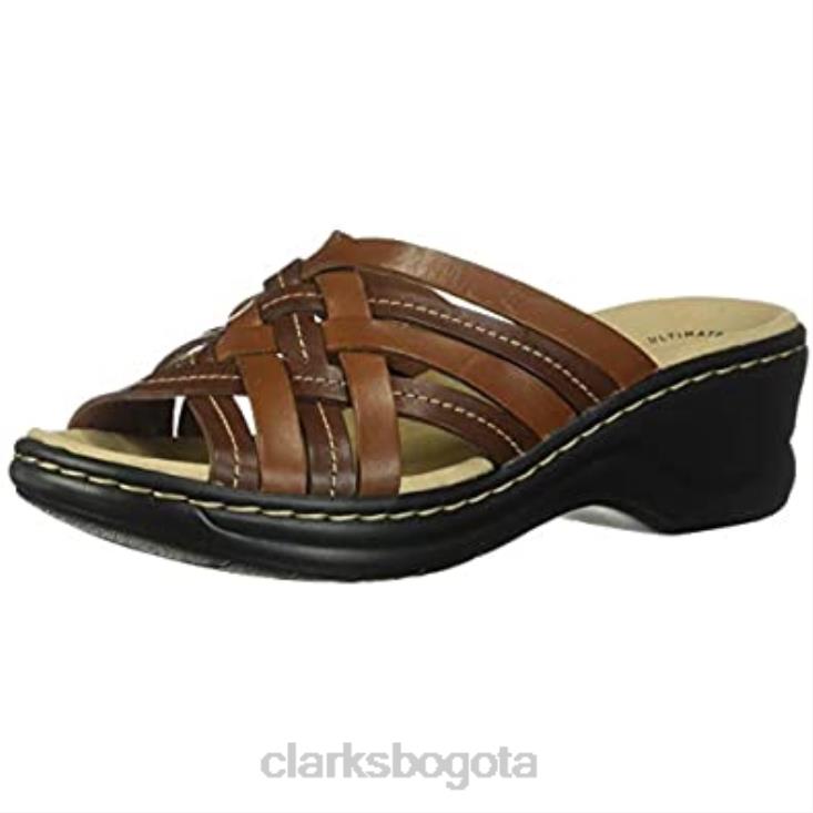 Clarks 0DX8L1767 sandalias lexi selina mujer clarks cahoga ny cuero mujer cuero caoba