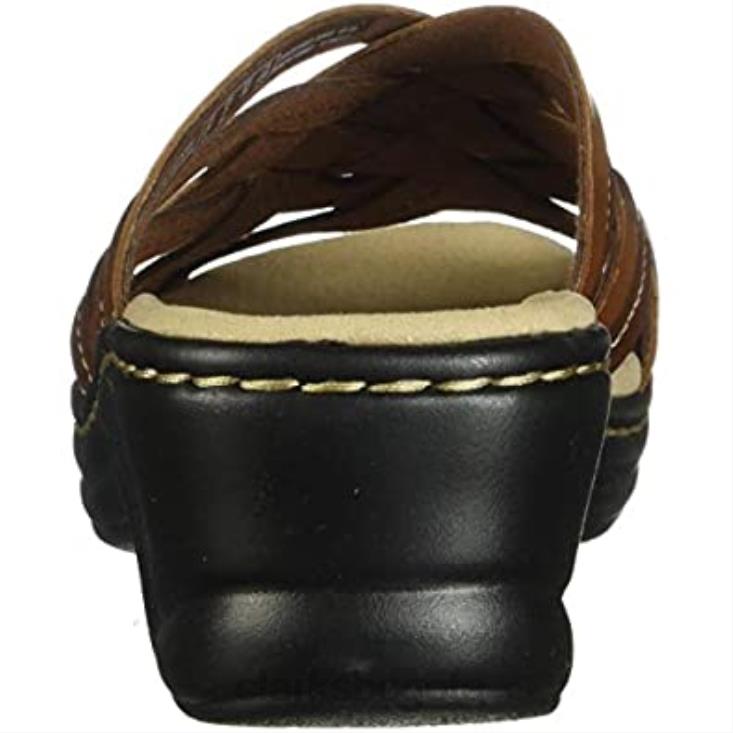 Clarks 0DX8L1767 sandalias lexi selina mujer clarks cahoga ny cuero mujer cuero caoba