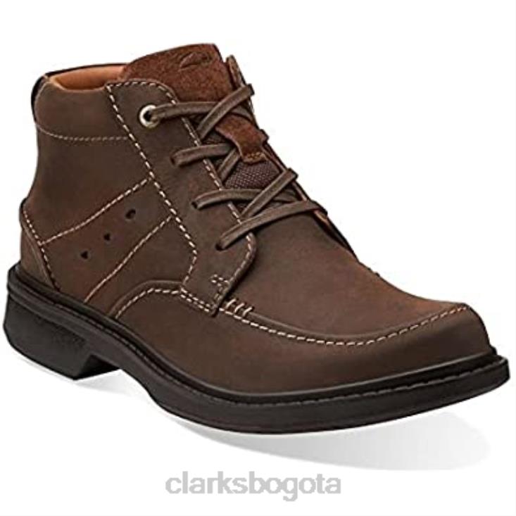 Clarks 0DX8L177 botas clarks new wave center top marrón oscuro unisexo marron oscuro