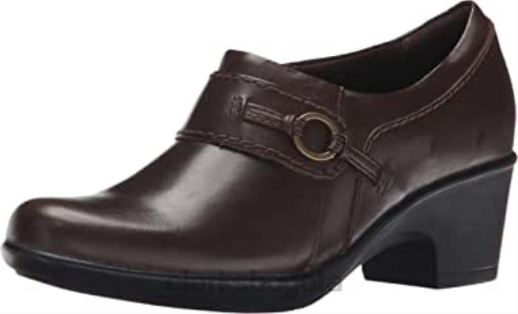 Clarks 0DX8L1775 mocasines genette new mujer con tacón medio curvo shootie m clarks mujer