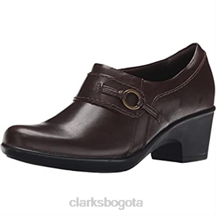 Clarks 0DX8L1775 mocasines genette new mujer con tacón medio curvo shootie m clarks mujer