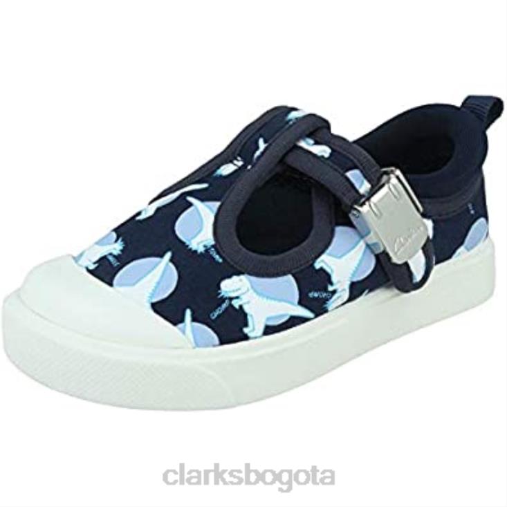 Clarks 0DX8L1777 clarks azul marino interés marino interés bailarinas city dance t para niña niños interés azul marino interés marino