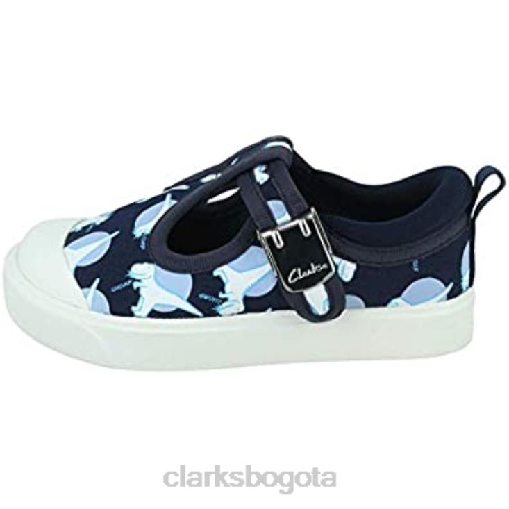 Clarks 0DX8L1777 clarks azul marino interés marino interés bailarinas city dance t para niña niños interés azul marino interés marino
