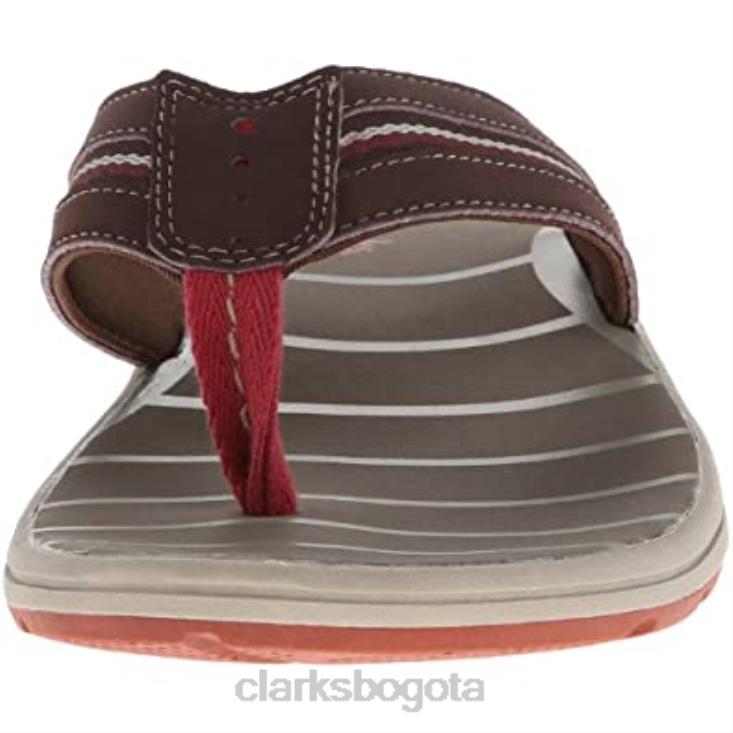 Clarks 0DX8L1782 chanclas whelkie beach marrones clarks unisexo marrón