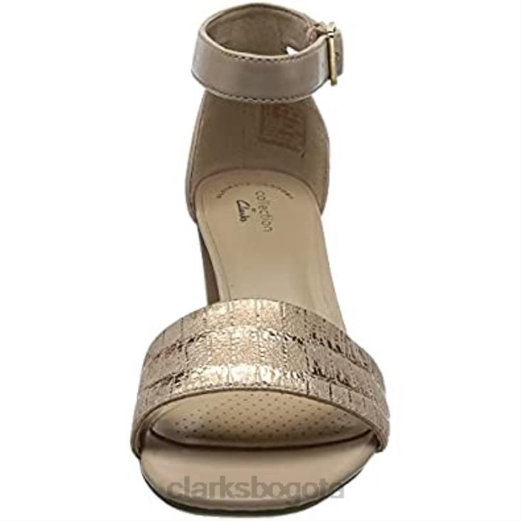 Clarks 0DX8L1783 zapatos de tacón jocelynne cam para mujer clarks rosa polvoriento mujer rosa polvorienta