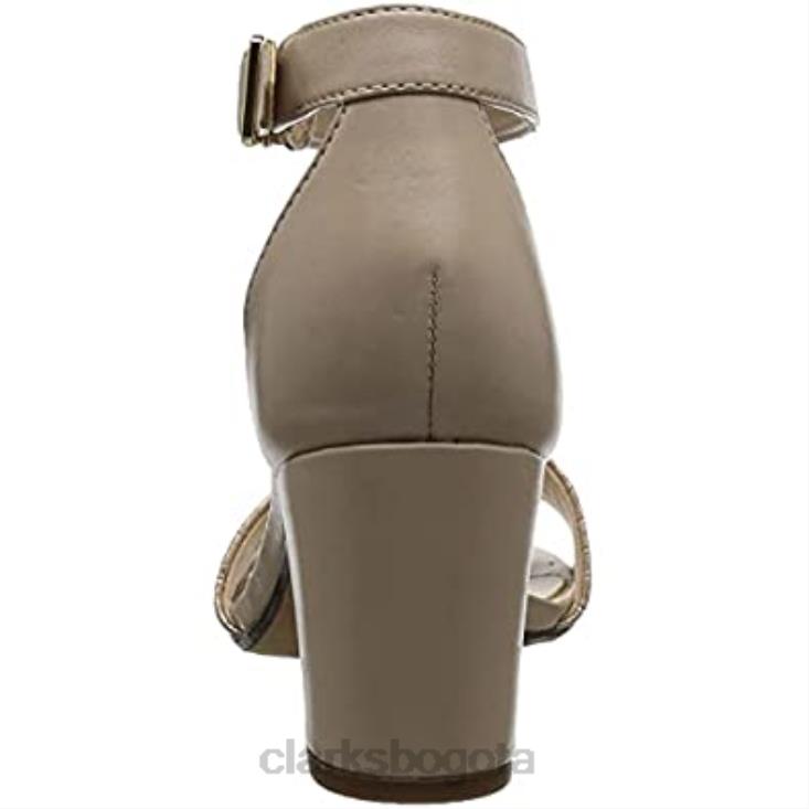 Clarks 0DX8L1783 zapatos de tacón jocelynne cam para mujer clarks rosa polvoriento mujer rosa polvorienta