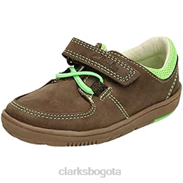 Clarks 0DX8L1784 Zapatos clarks para niño maxi max cuero marrón talla 4f niños