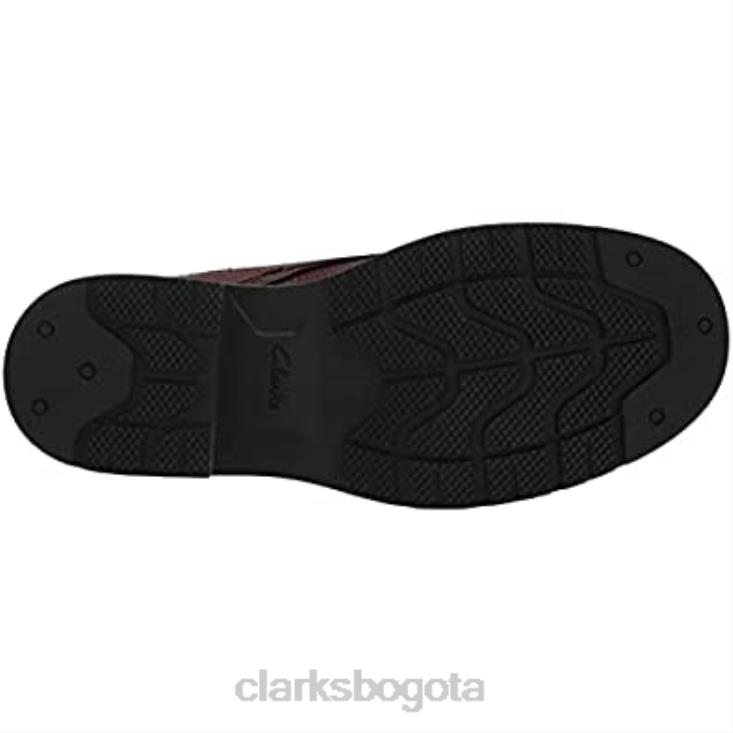 Clarks 0DX8L1787 Botas chukka impermeables Morris Peak de Clarks de cuero marrón para hombre hombres cuero caído marrón