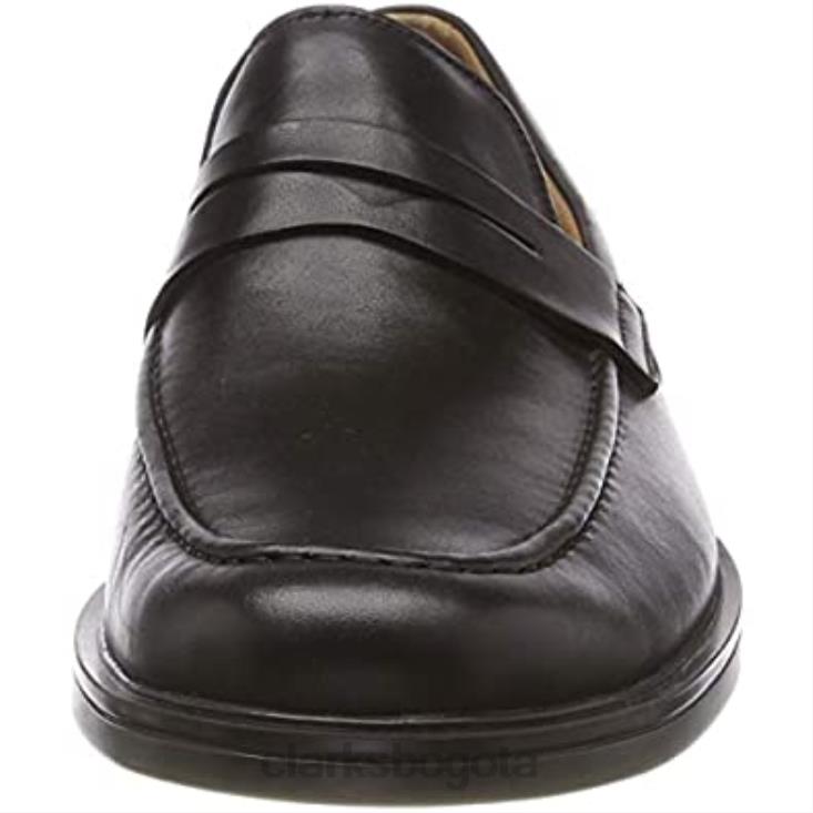Clarks 0DX8L1792 mocasines clarks un aldric step para hombre negros hombres negro