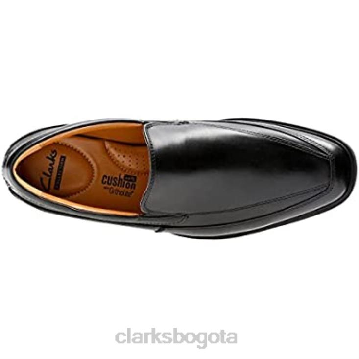 Clarks 0DX8L1795 Mocasines clarks tilden free de cuero negro para hombre hombres cuero negro