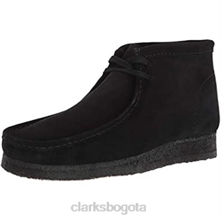 Clarks 0DX8L1796 bota wallabee de ante negro para hombre chukka clarks hombres ante negro