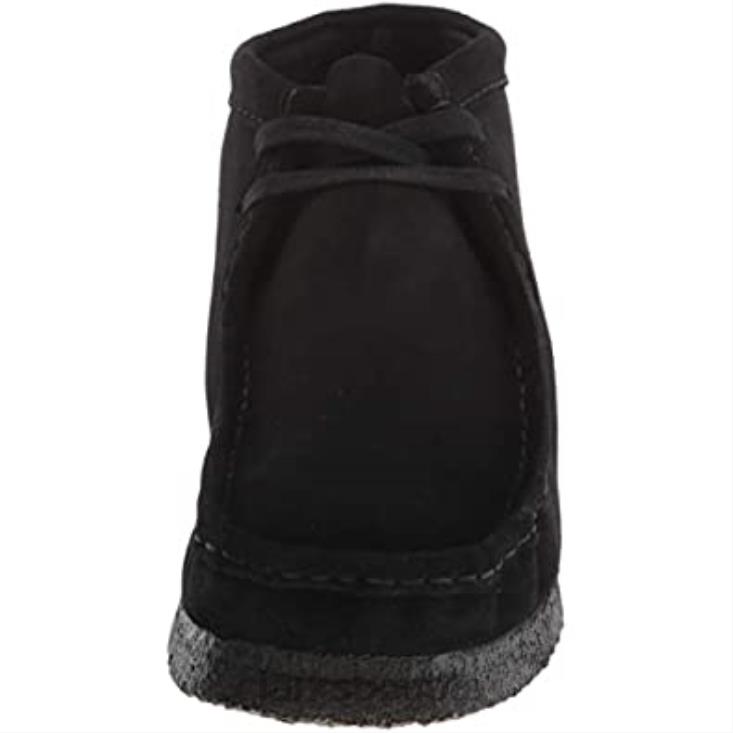 Clarks 0DX8L1796 bota wallabee de ante negro para hombre chukka clarks hombres ante negro