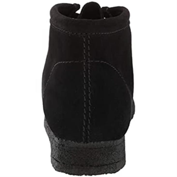 Clarks 0DX8L1796 bota wallabee de ante negro para hombre chukka clarks hombres ante negro