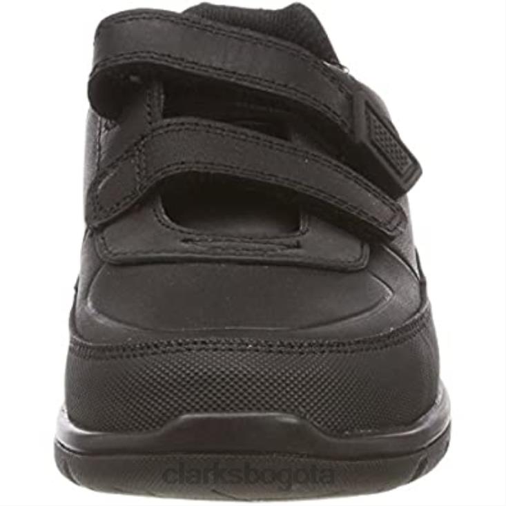 Clarks 0DX8L1799 niño venture walk derbys niño clarks negro niños cuero negro