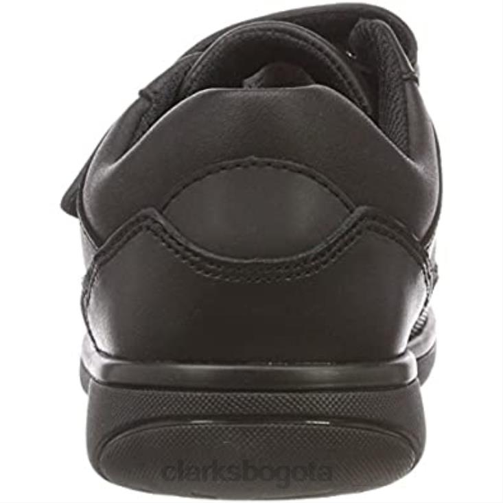 Clarks 0DX8L1799 niño venture walk derbys niño clarks negro niños cuero negro