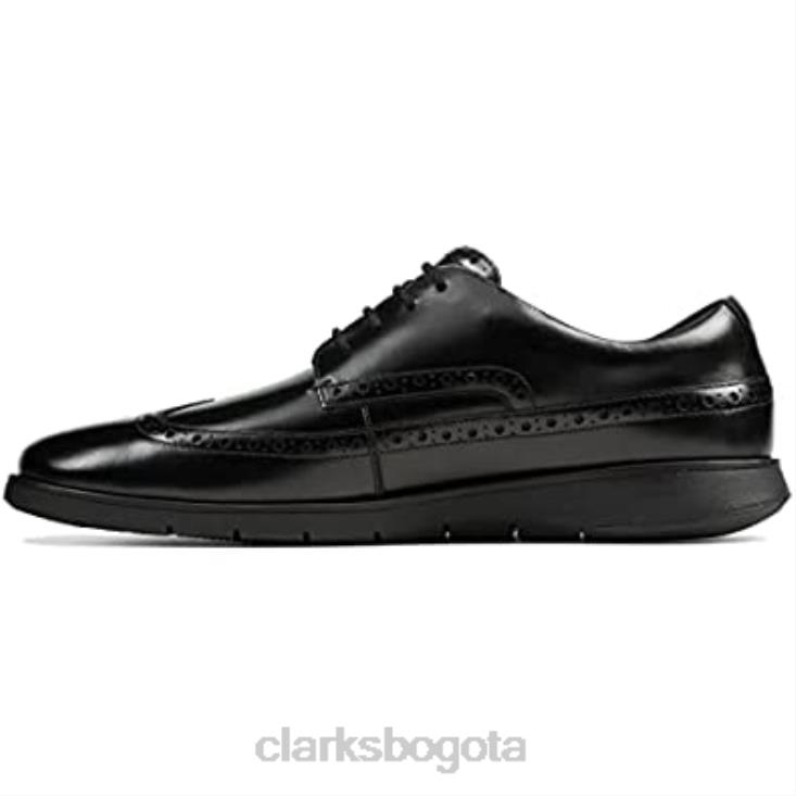 Clarks 0DX8L180 clarks helston limit derby negros para hombre hombres cuero negro cuero negro