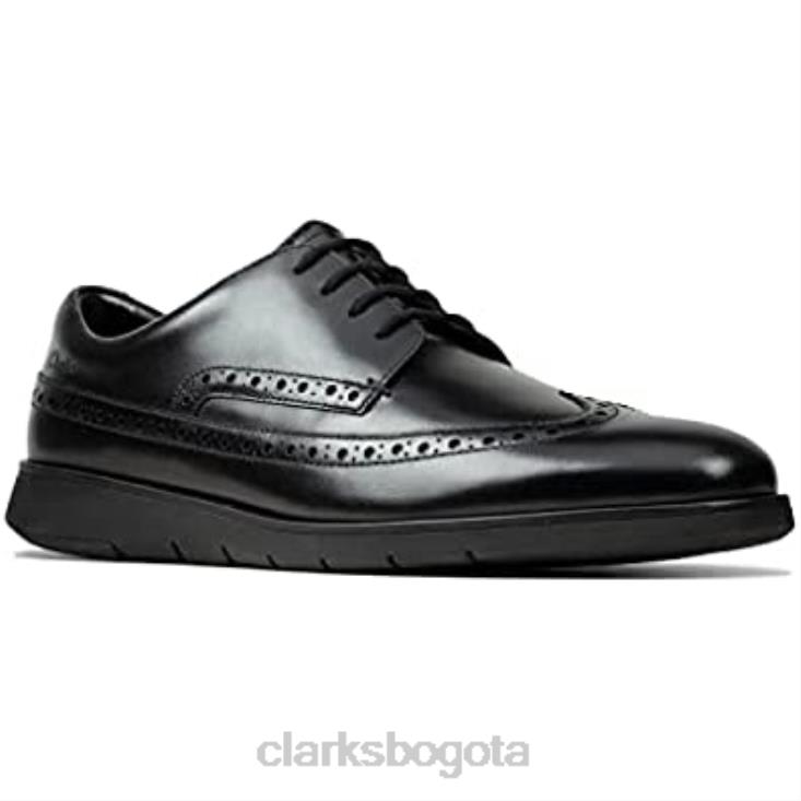 Clarks 0DX8L180 clarks helston limit derby negros para hombre hombres cuero negro cuero negro
