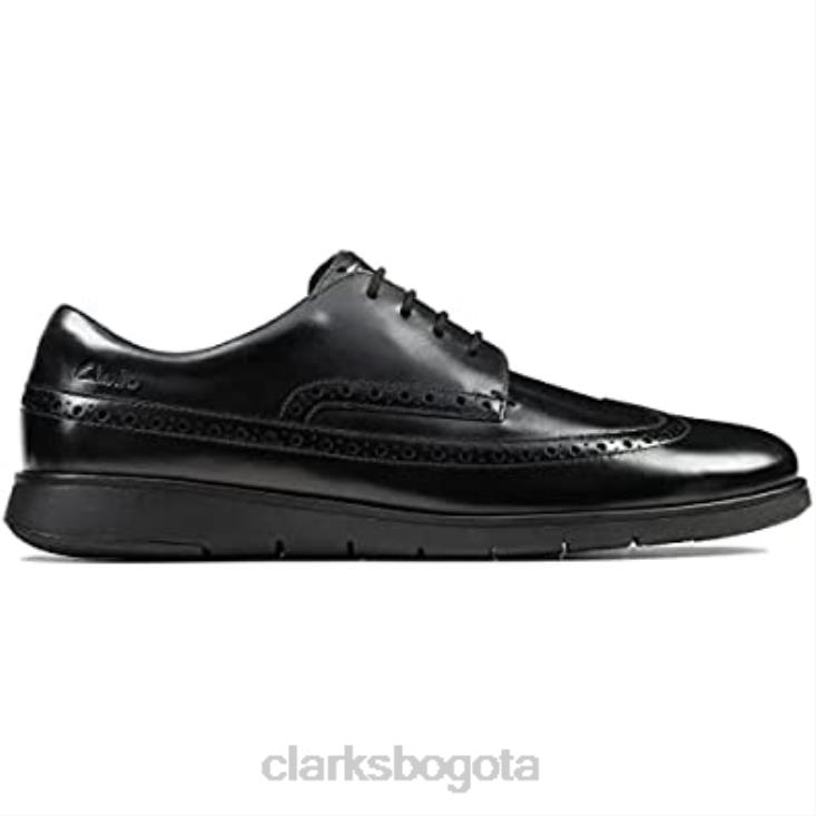 Clarks 0DX8L180 clarks helston limit derby negros para hombre hombres cuero negro cuero negro