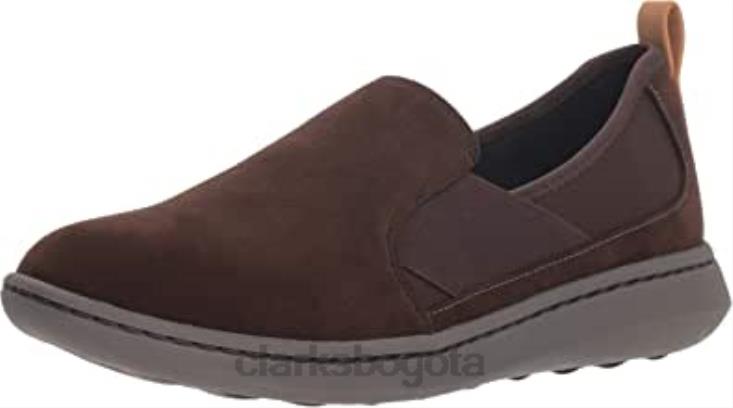 Clarks 0DX8L1800 Zapatilla clarks step move jump de mujer en sintético marrón oscuro mujer