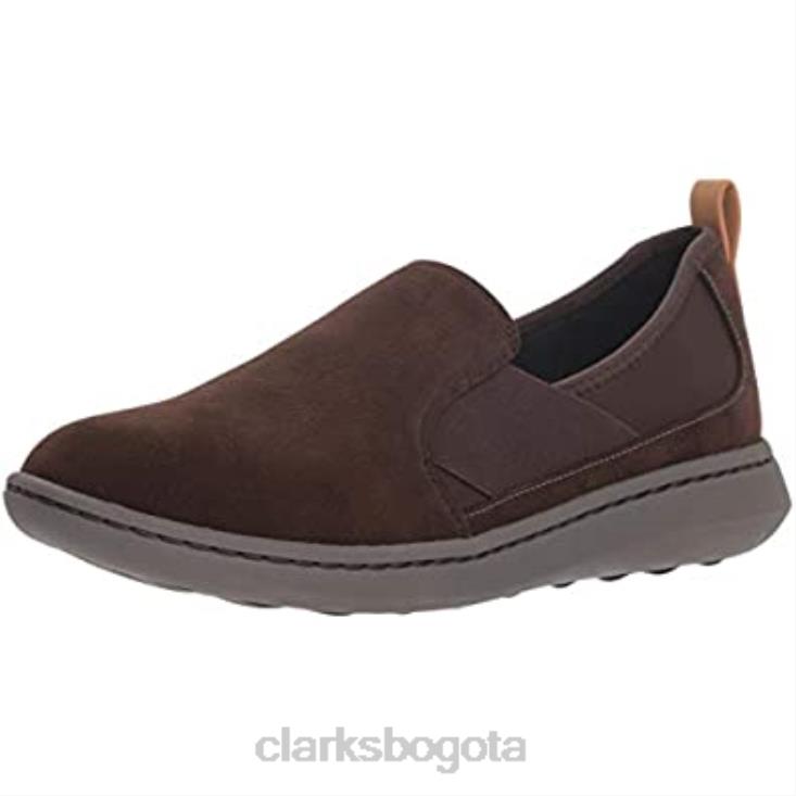 Clarks 0DX8L1800 Zapatilla clarks step move jump de mujer en sintético marrón oscuro mujer