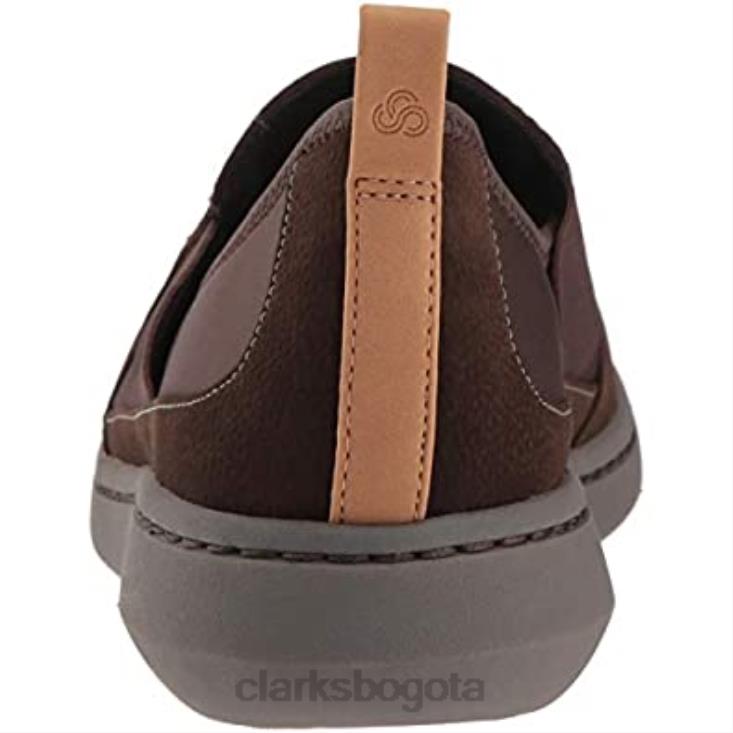 Clarks 0DX8L1800 Zapatilla clarks step move jump de mujer en sintético marrón oscuro mujer