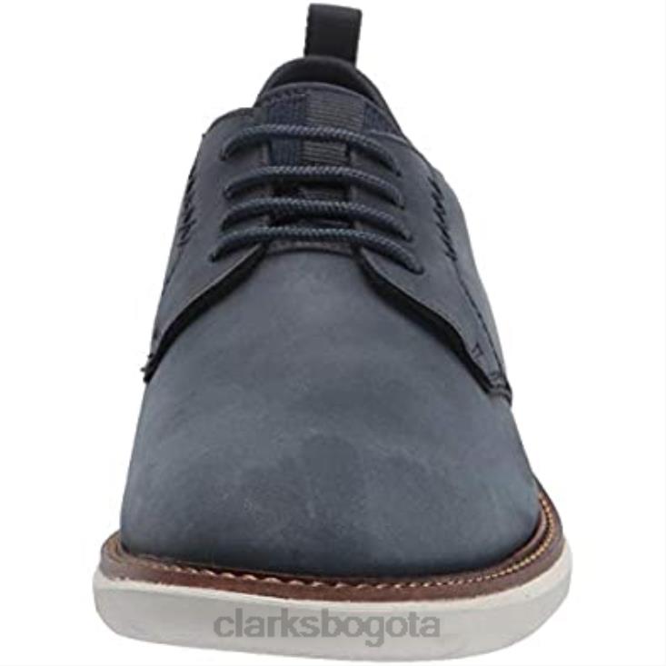 Clarks 0DX8L1807 clarks brant low oxford para hombre nubuck azul marino hombres
