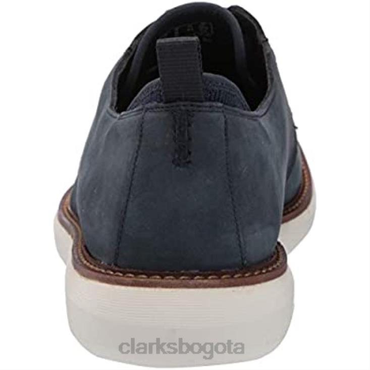 Clarks 0DX8L1807 clarks brant low oxford para hombre nubuck azul marino hombres