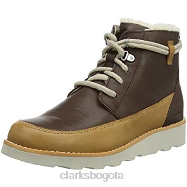 Clarks 0DX8L1817 Botas chukka niño clarks color marrón Crown Warm K niños marrón