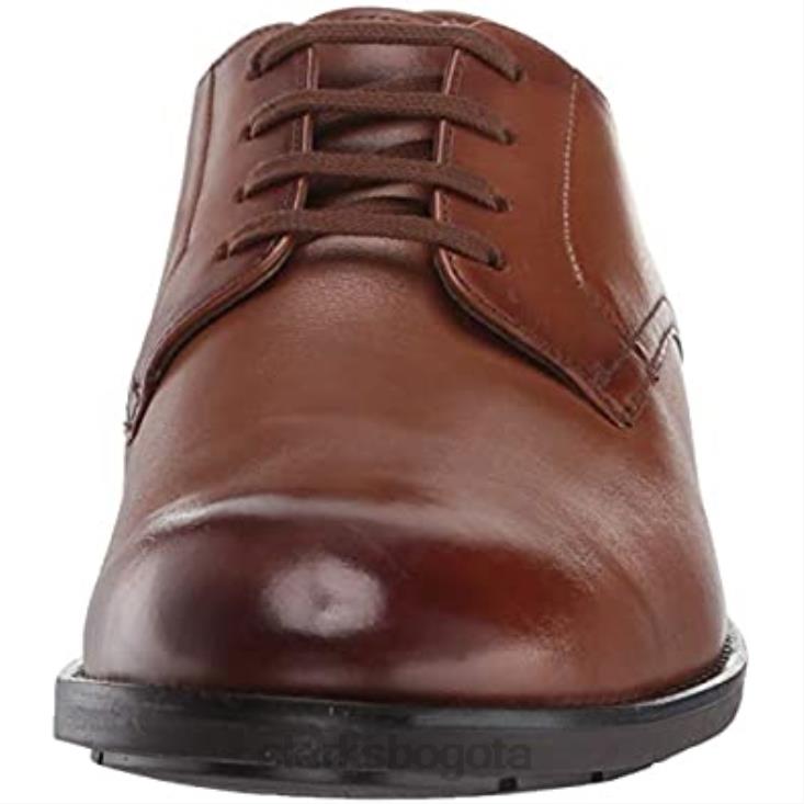 Clarks 0DX8L1821 clarks oxford hombre cuero tostado hombres