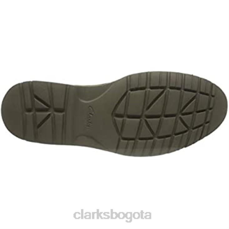 Clarks 0DX8L1828 clarks vargo mid derbys de cuero marrón oscuro para hombre hombres cuero marrón oscuro