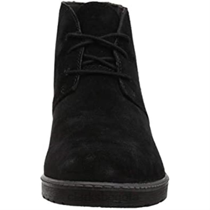 Clarks 0DX8L1835 Botas de moda Clarks Hazen Charm de ante negro para mujer mujer ante negro