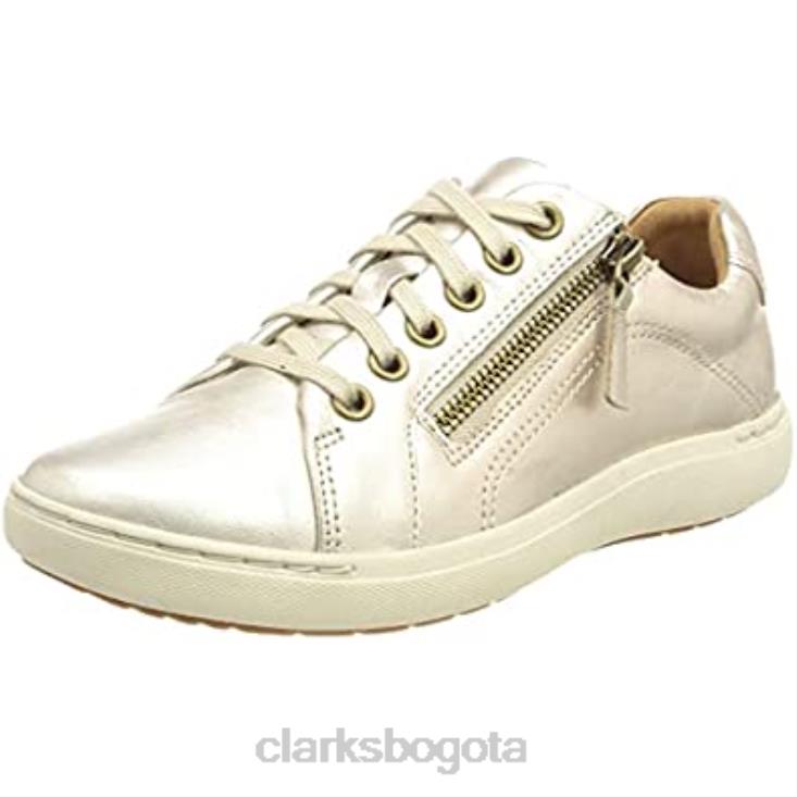 Clarks 0DX8L1837 zapatilla de encaje nalle para mujer clarks platinum mujer