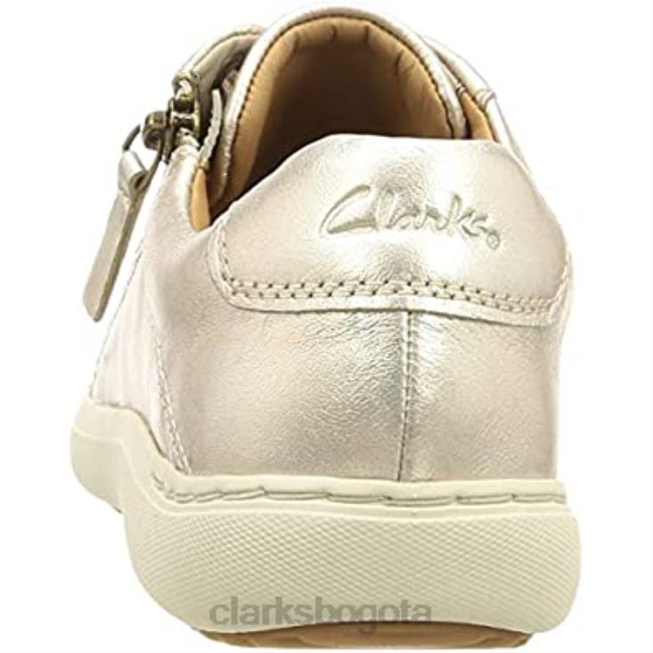Clarks 0DX8L1837 zapatilla de encaje nalle para mujer clarks platinum mujer