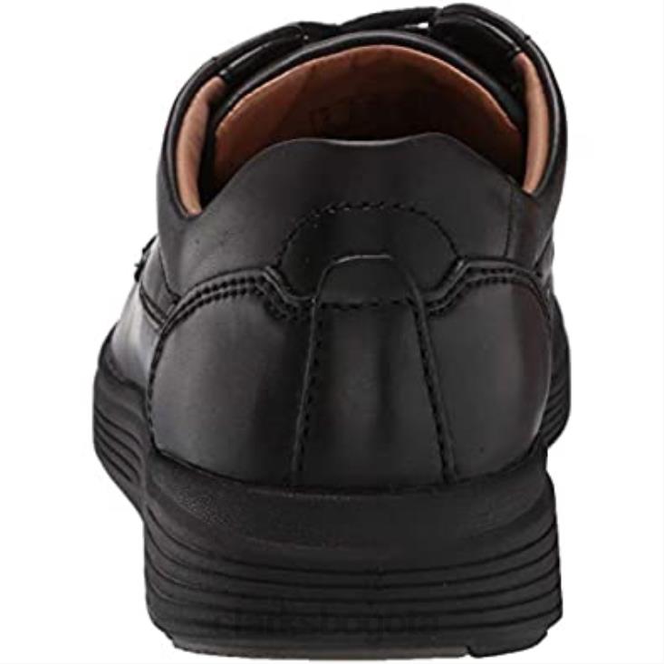 Clarks 0DX8L1845 zapatos derbys clarks un abode easy para hombre de cuero negro hombres cuero negro