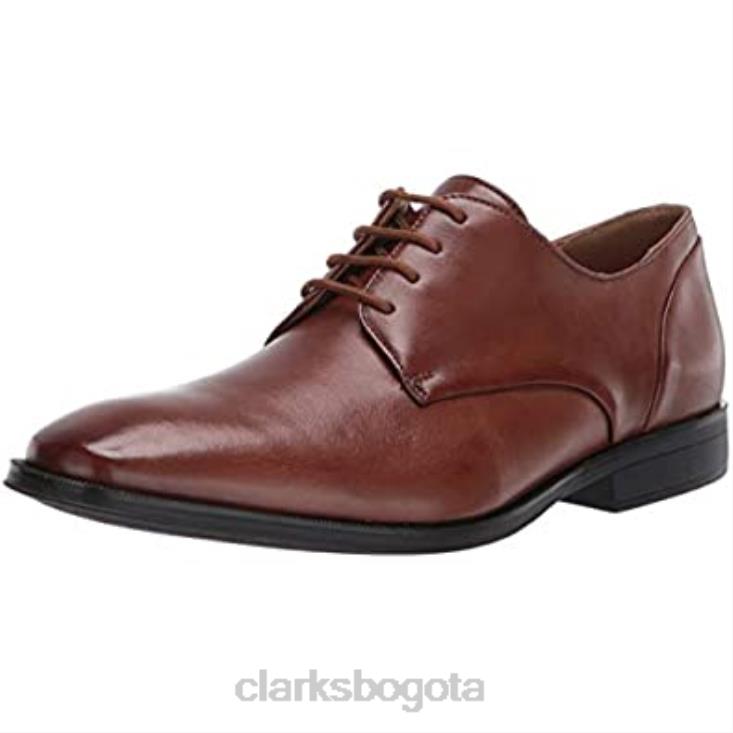 Clarks 0DX8L1862 clarks de cuero tostado gilman plaoxford para hombre hombres