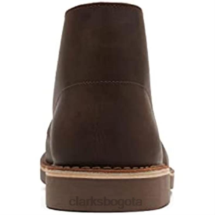 Clarks 0DX8L1863 botas chukka bushacre 2 para hombre clarks marrón oscuro hombres marron oscuro