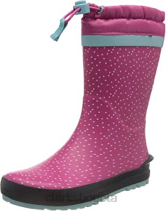 Clarks 0DX8L1866 Clarks mudder dash t raboot rosa para niña niños rosa