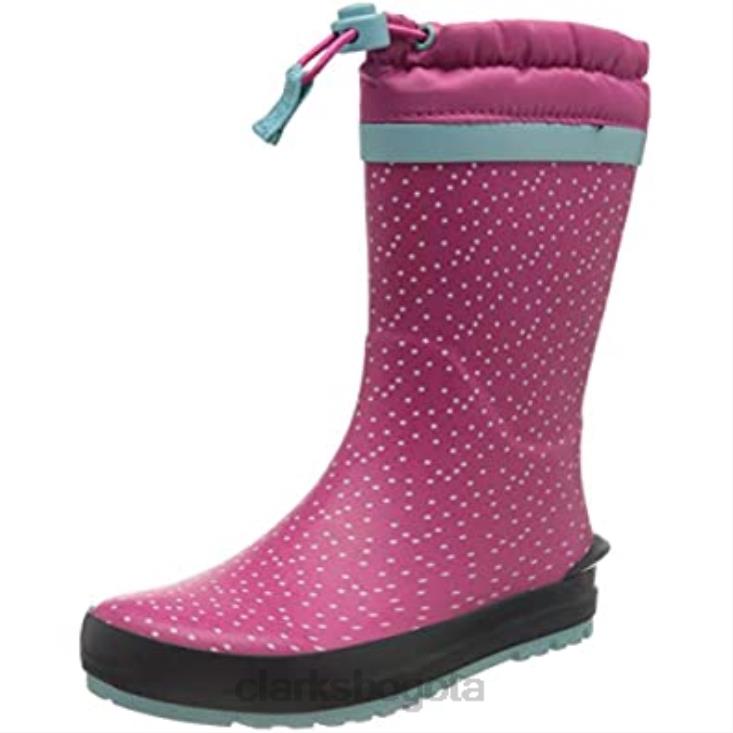 Clarks 0DX8L1866 Clarks mudder dash t raboot rosa para niña niños rosa