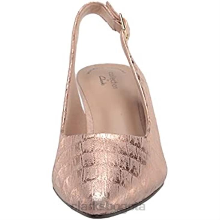 Clarks 0DX8L1868 rosa interés cuero mujer linvale sondra pump clarks mujer