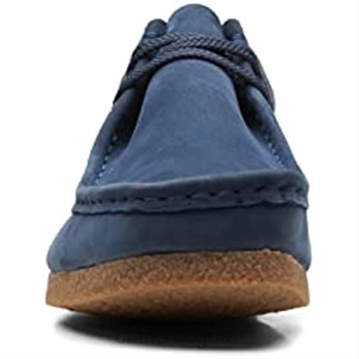 Clarks 0DX8L1877 mocasín clarks shacre ii run para hombre nubuck azul marino hombres nubuck azul marino