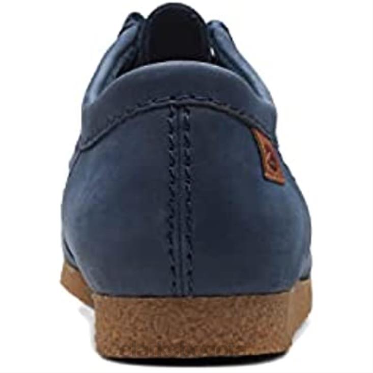 Clarks 0DX8L1877 mocasín clarks shacre ii run para hombre nubuck azul marino hombres nubuck azul marino