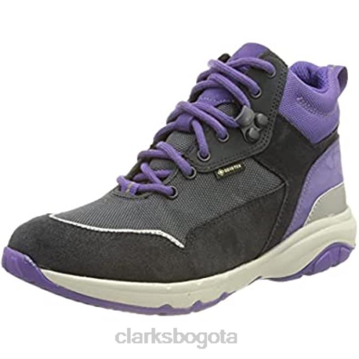 Clarks 0DX8L1878 bota de nieve rockrace gtx k para niño azul marino combinación clarks niños combinación azul marino