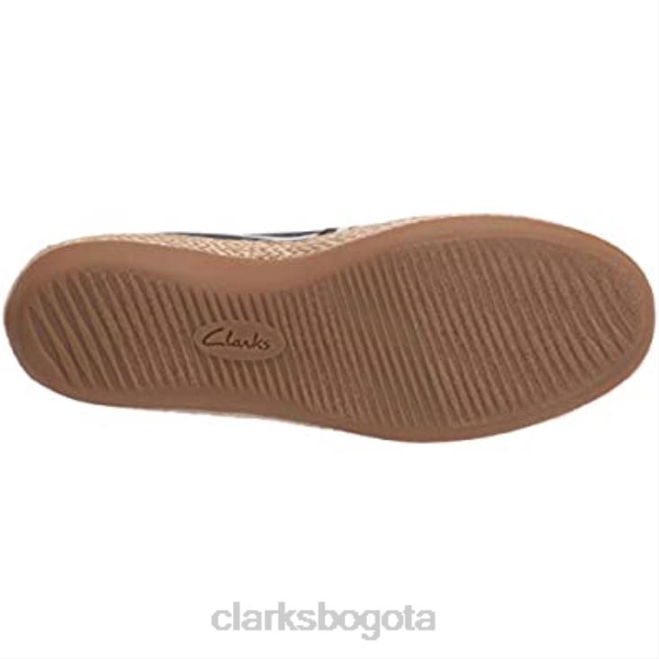 Clarks 0DX8L1879 mocasín danelly sky mujer plano clarks marino textil sintético combi mujer combi sintetico textil marino