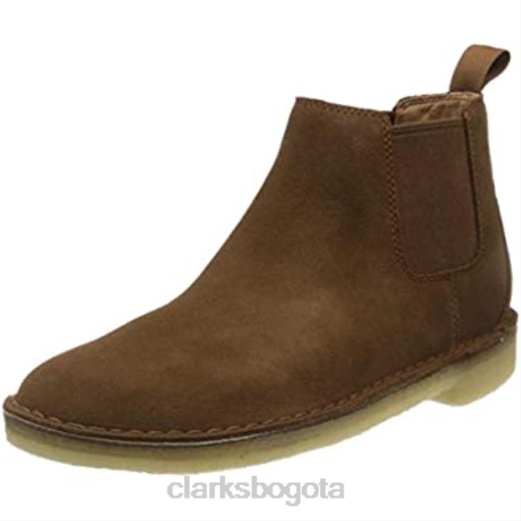 Clarks 0DX8L1894 botas chelsea desierto hombre ante cola marrón ante cola ante clarks hombres gamuza cola marrón gamuza cola