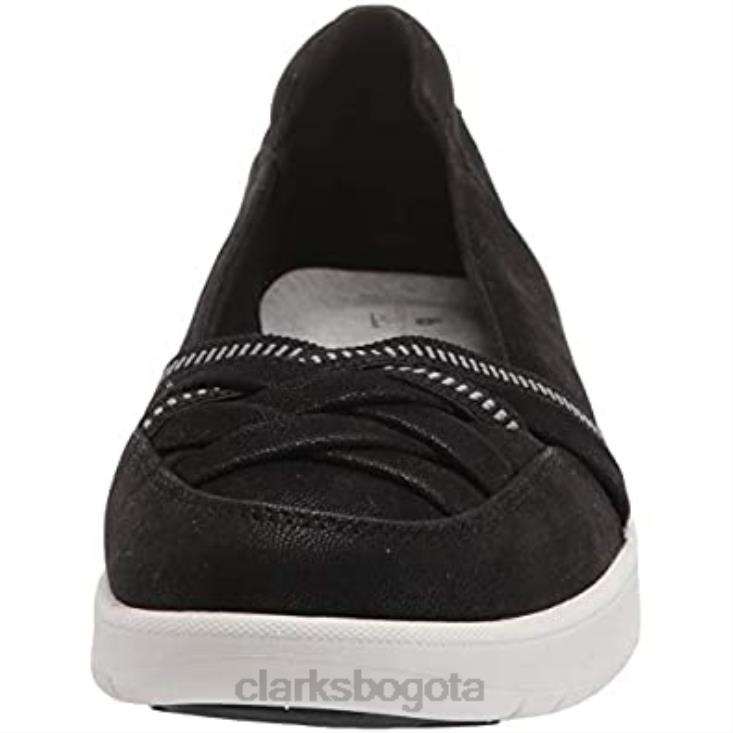 Clarks 0DX8L1895 Zapatilla adella poppy mujer clarks negro textil mujer textil negro