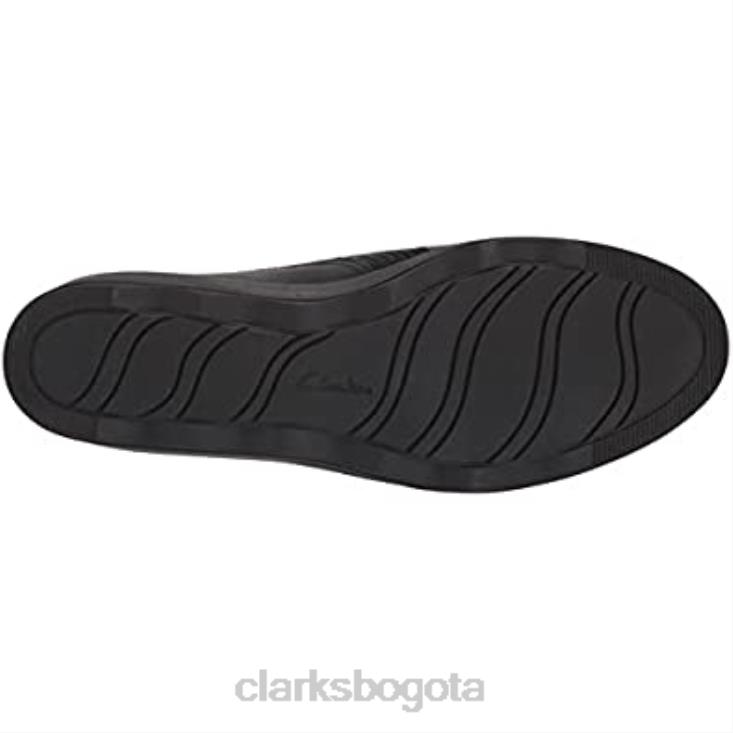 Clarks 0DX8L1896 mocasín clarks mazy seabury combi de cuero negro para mujer mujer combinación de intereses de cuero negro
