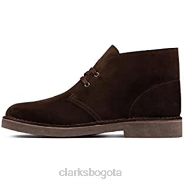 Clarks 0DX8L19 botas clarks desert boot 2 de ante marrón oscuro unisexo