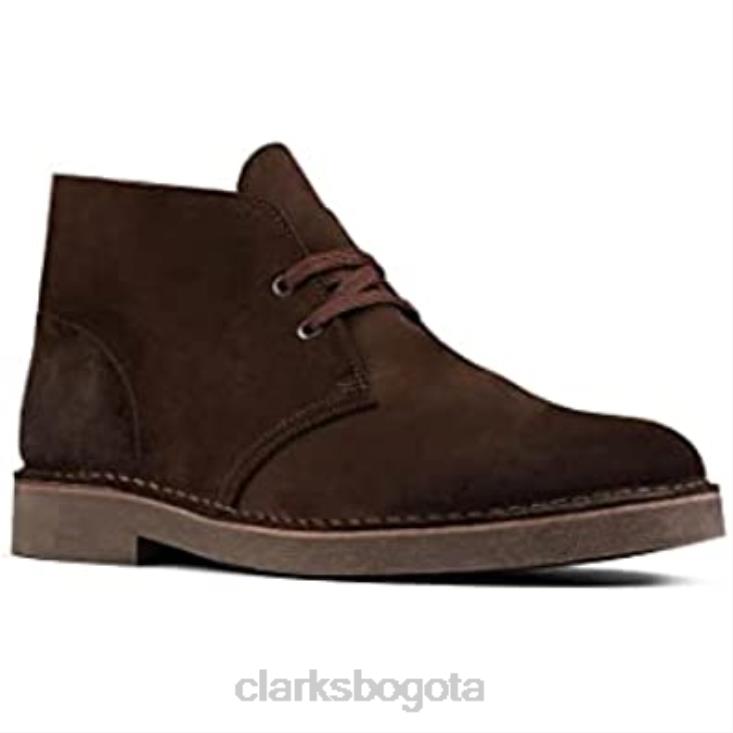 Clarks 0DX8L19 botas clarks desert boot 2 de ante marrón oscuro unisexo